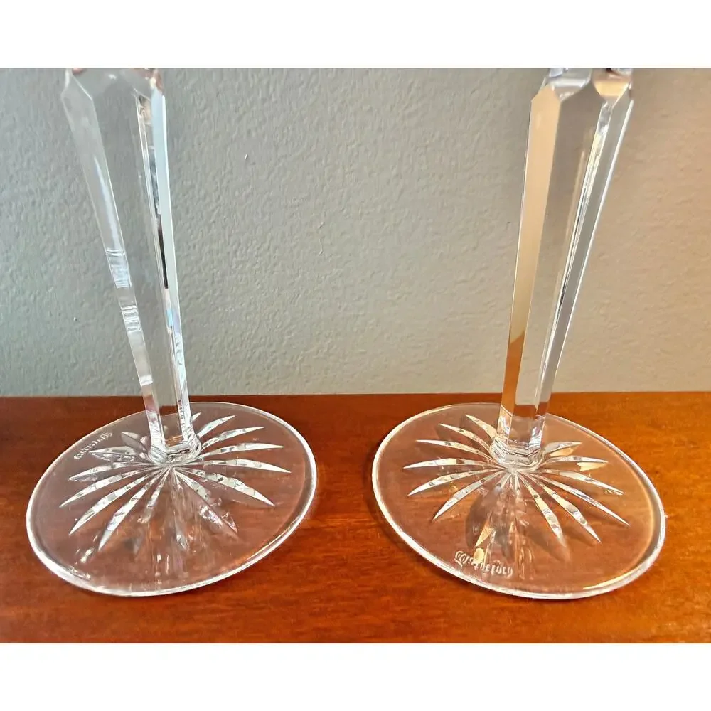 Set (4) Waterford Crystal Stemware Glasses, Merrion Pattern Discontinued Ireland